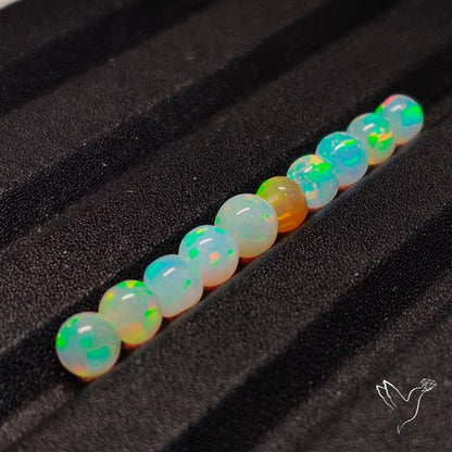 Ethiopian Welo Opal Beads Lot (Tiny Spheres Not drilled)