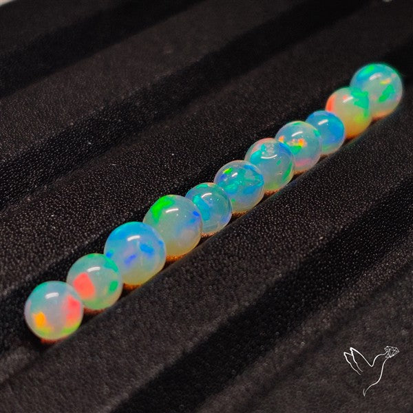Ethiopian Welo Opal Beads Lot (Tiny Spheres Not drilled)