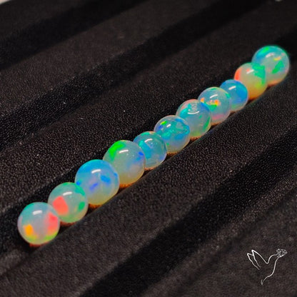 Ethiopian Welo Opal Beads Lot (Tiny Spheres Not drilled)