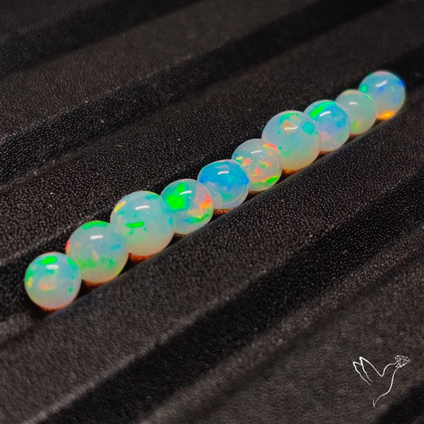 Ethiopian Welo Opal Beads Lot (Tiny Spheres Not drilled)