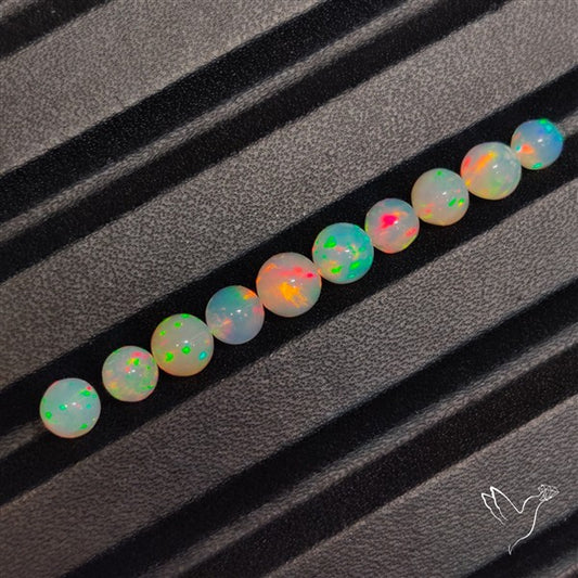 Ethiopian Welo Opal Beads Lot (Tiny Spheres Not drilled)