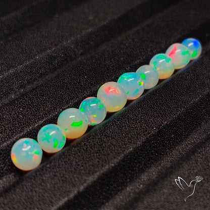 Ethiopian Welo Opal Beads Lot (Tiny Spheres Not drilled)