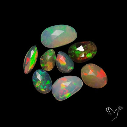 AAA Rose Cut Ethiopian Opal Lot