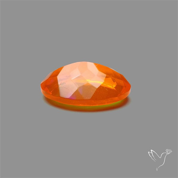 Faceted Mexican Fire Opal