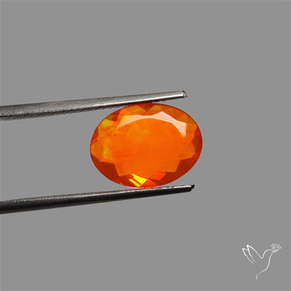 Faceted Mexican Fire Opal
