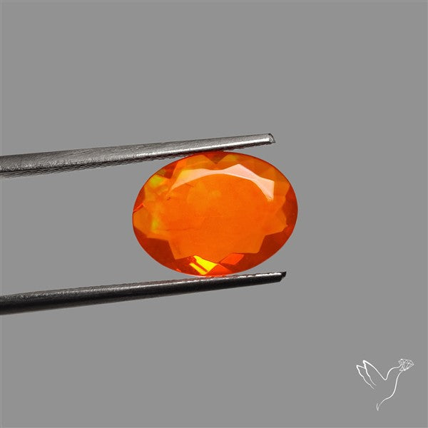 Faceted Mexican Fire Opal