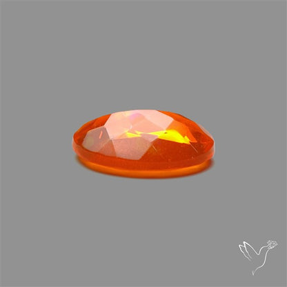 Faceted Mexican Fire Opal
