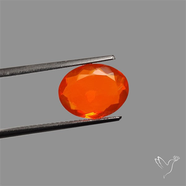 Faceted Mexican Fire Opal