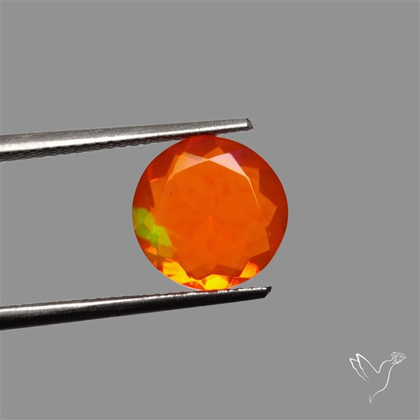 Faceted Mexican Fire Opal