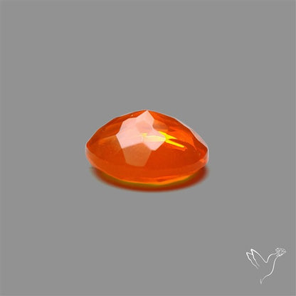 Faceted Mexican Fire Opal