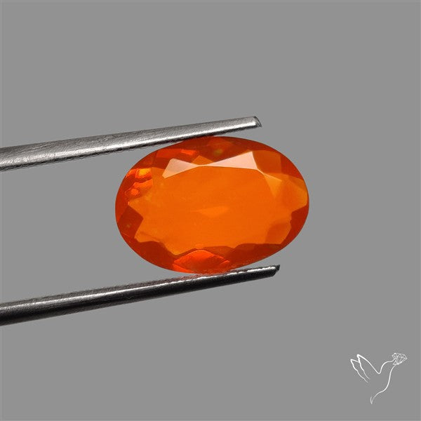Faceted Mexican Fire Opal