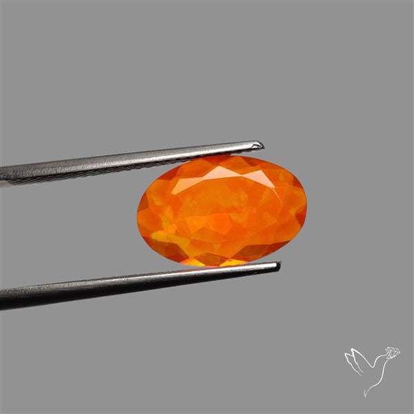 Faceted Mexican Fire Opal