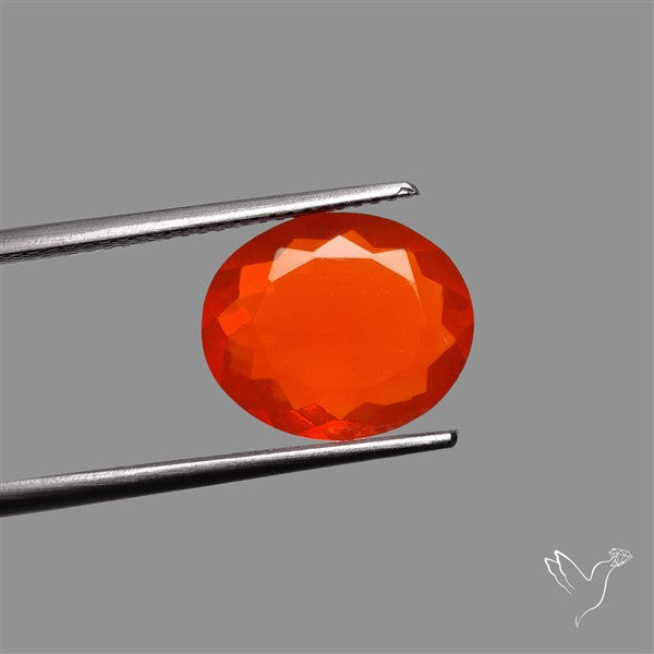 Faceted Mexican Fire Opal