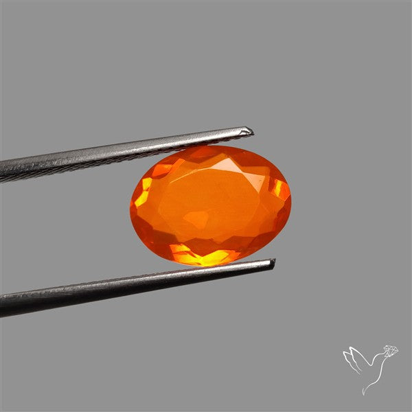 Faceted Mexican Fire Opal