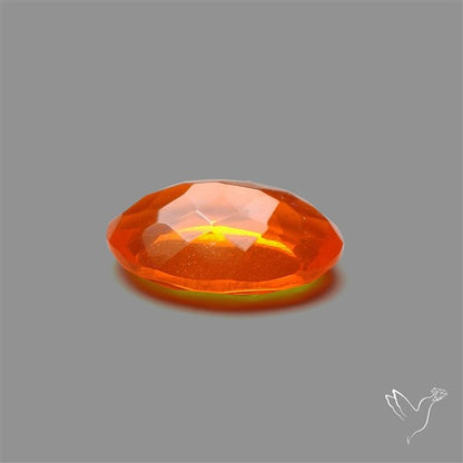 Faceted Mexican Fire Opal
