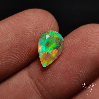 AAA Faceted Ethiopian Welo Opal
