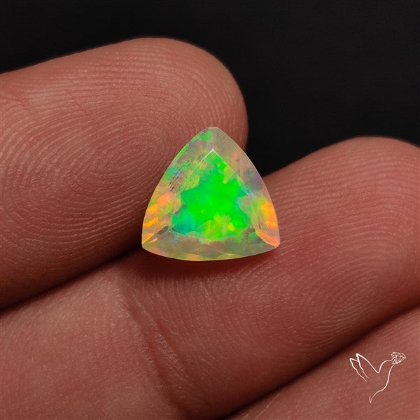 AAA Faceted Ethiopian Welo Opal