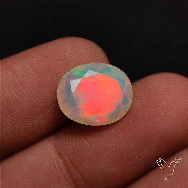 AAA Faceted Ethiopian Welo Opal