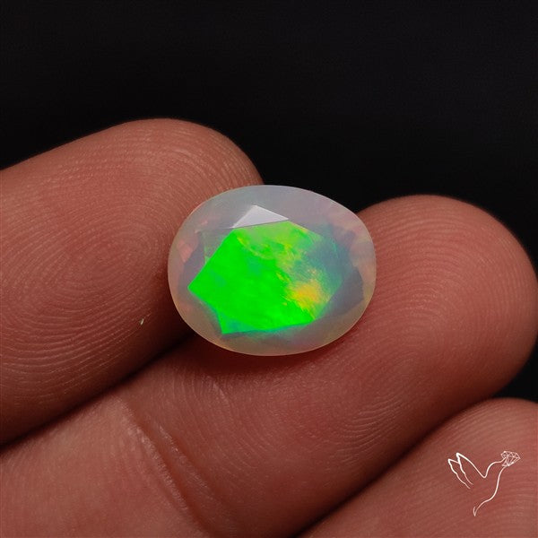 AAA Faceted Ethiopian Welo Opal