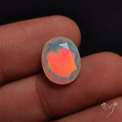 AAA Faceted Ethiopian Welo Opal
