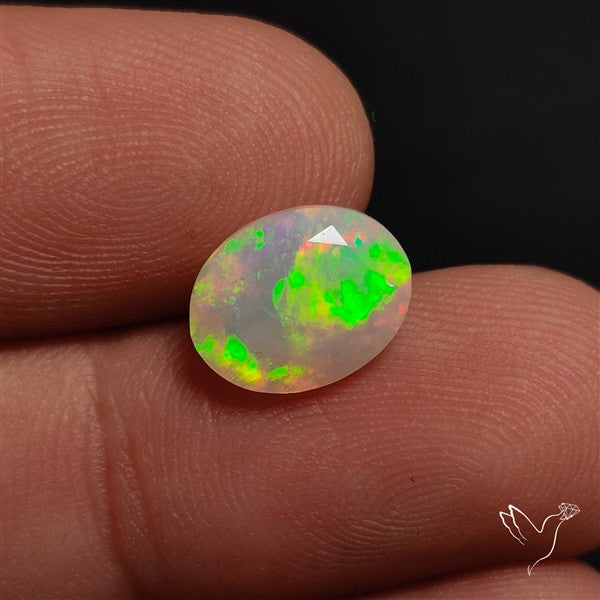 AAA Faceted Ethiopian Welo Opal