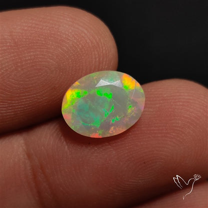 AAA Faceted Ethiopian Welo Opal