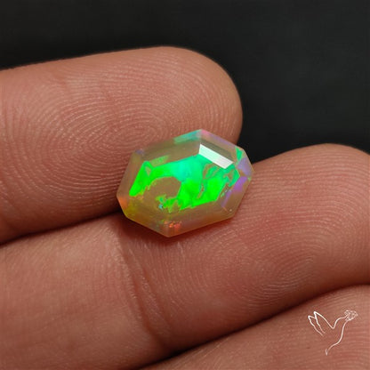 AAA Faceted Ethiopian Welo Opal