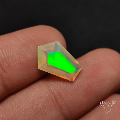 AAA Faceted Ethiopian Welo Opal