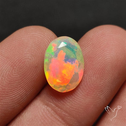 AAA Faceted Ethiopian Welo Opal