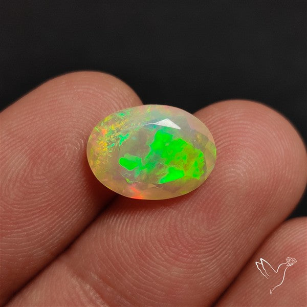 AAA Faceted Ethiopian Welo Opal