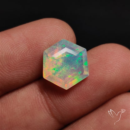AAA Faceted Ethiopian Welo Opal