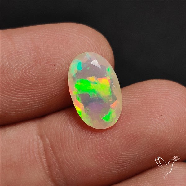 AAA Faceted Ethiopian Welo Opal