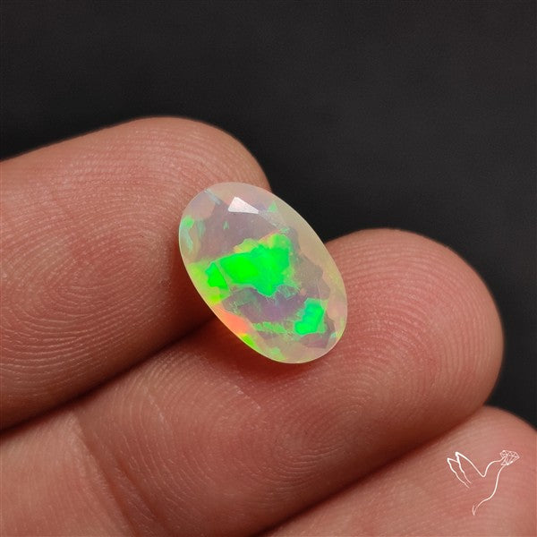 AAA Faceted Ethiopian Welo Opal