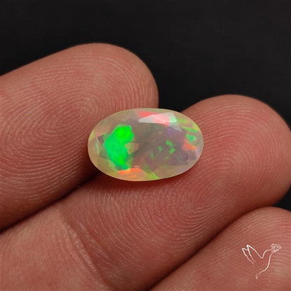 AAA Faceted Ethiopian Welo Opal