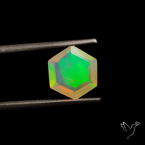 AAA Faceted Ethiopian Welo Opal
