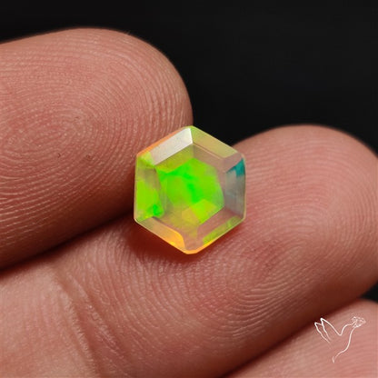 AAA Faceted Ethiopian Welo Opal