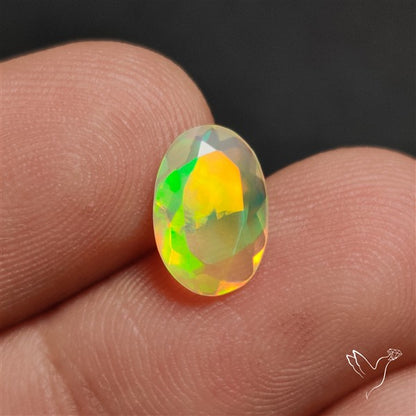 AAA Faceted Ethiopian Welo Opal