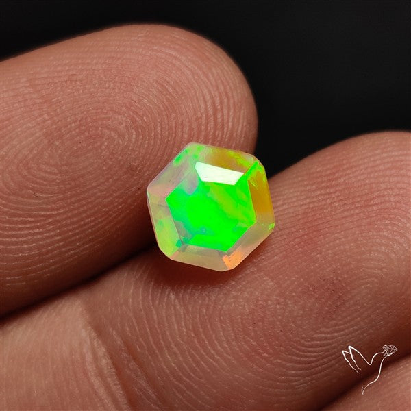 AAA Faceted Ethiopian Welo Opal