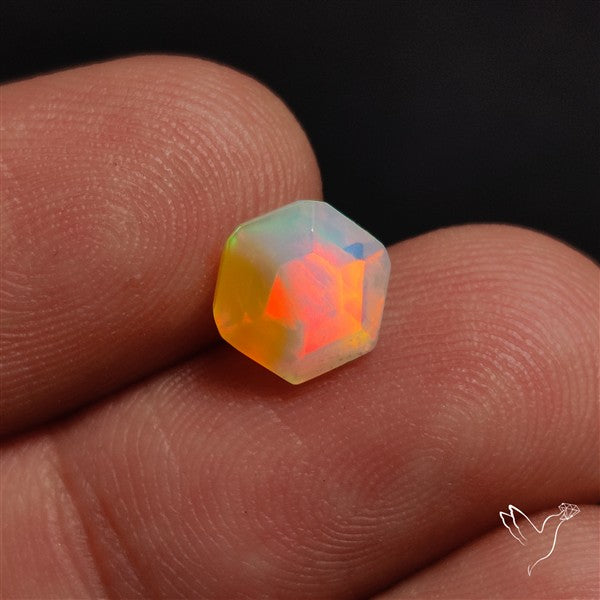 AAA Faceted Ethiopian Welo Opal