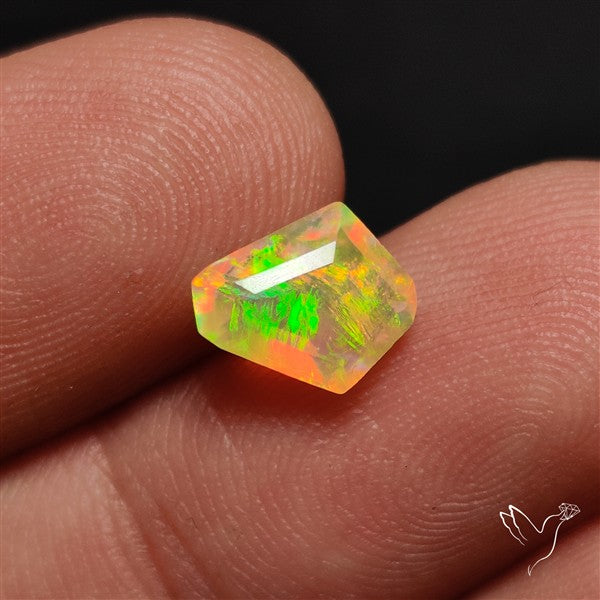 AAA Faceted Ethiopian Welo Opal
