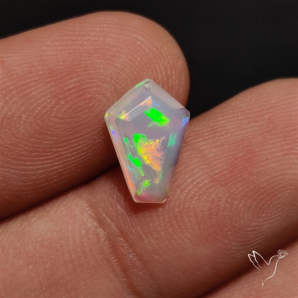 AAA Faceted Ethiopian Welo Opal