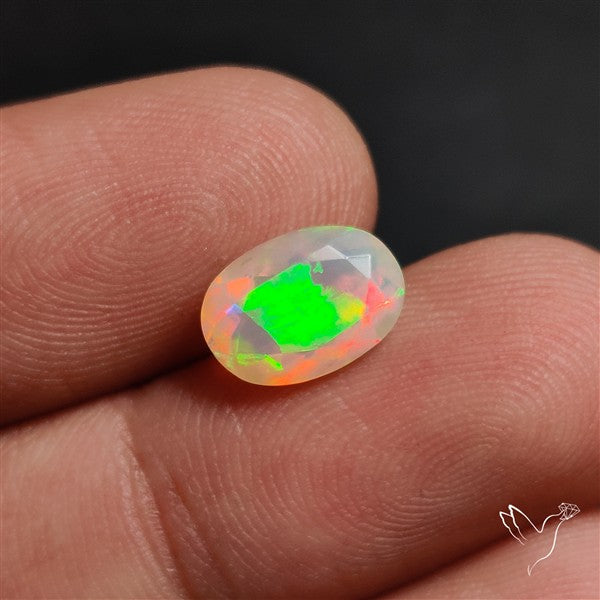 AAA Faceted Ethiopian Welo Opal