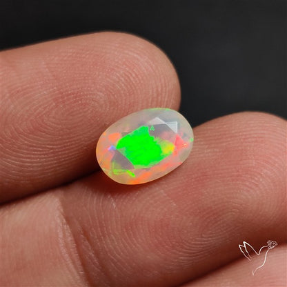 AAA Faceted Ethiopian Welo Opal