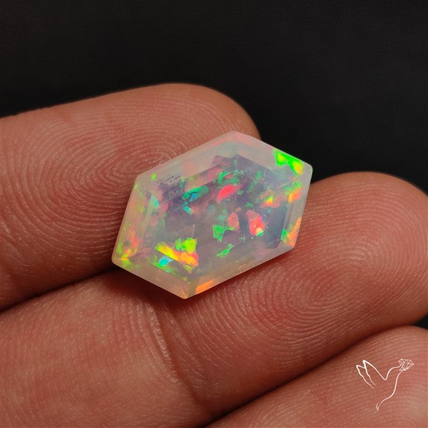 AAA Faceted Ethiopian Welo Opal