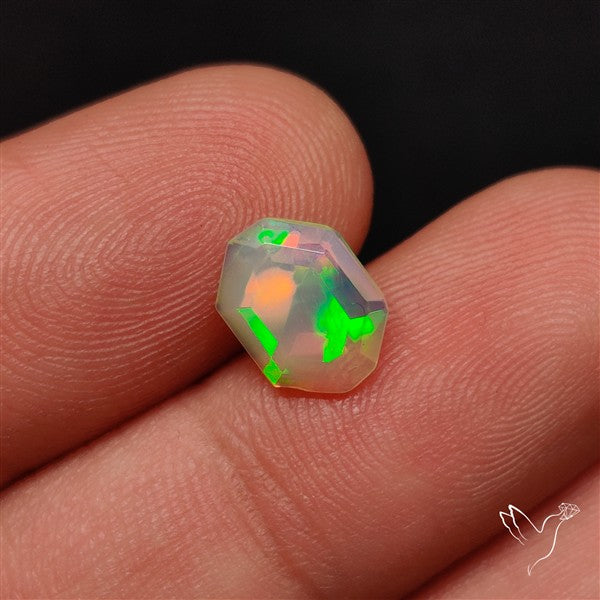 AAA Faceted Ethiopian Welo Opal