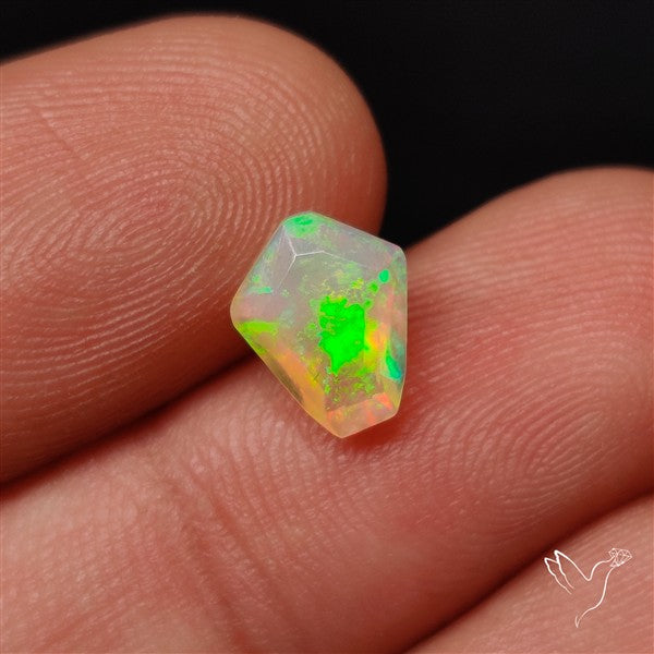 AAA Faceted Ethiopian Welo Opal