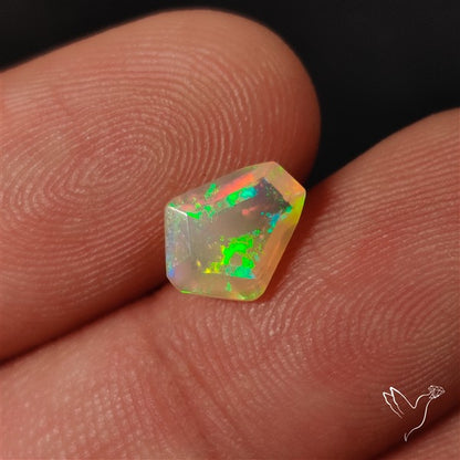 AAA Faceted Ethiopian Welo Opal