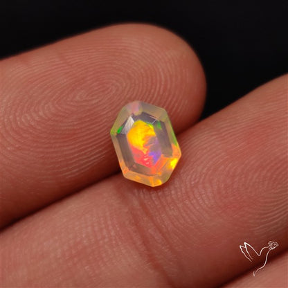 AAA Faceted Ethiopian Welo Opal