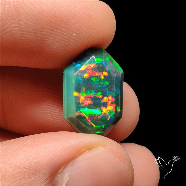 AAA Faceted Ethiopian Welo Opal