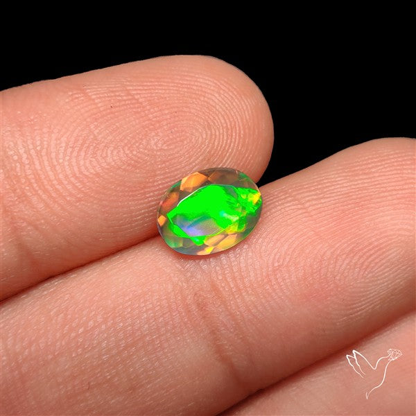 AAA Faceted Ethiopian Welo Opal